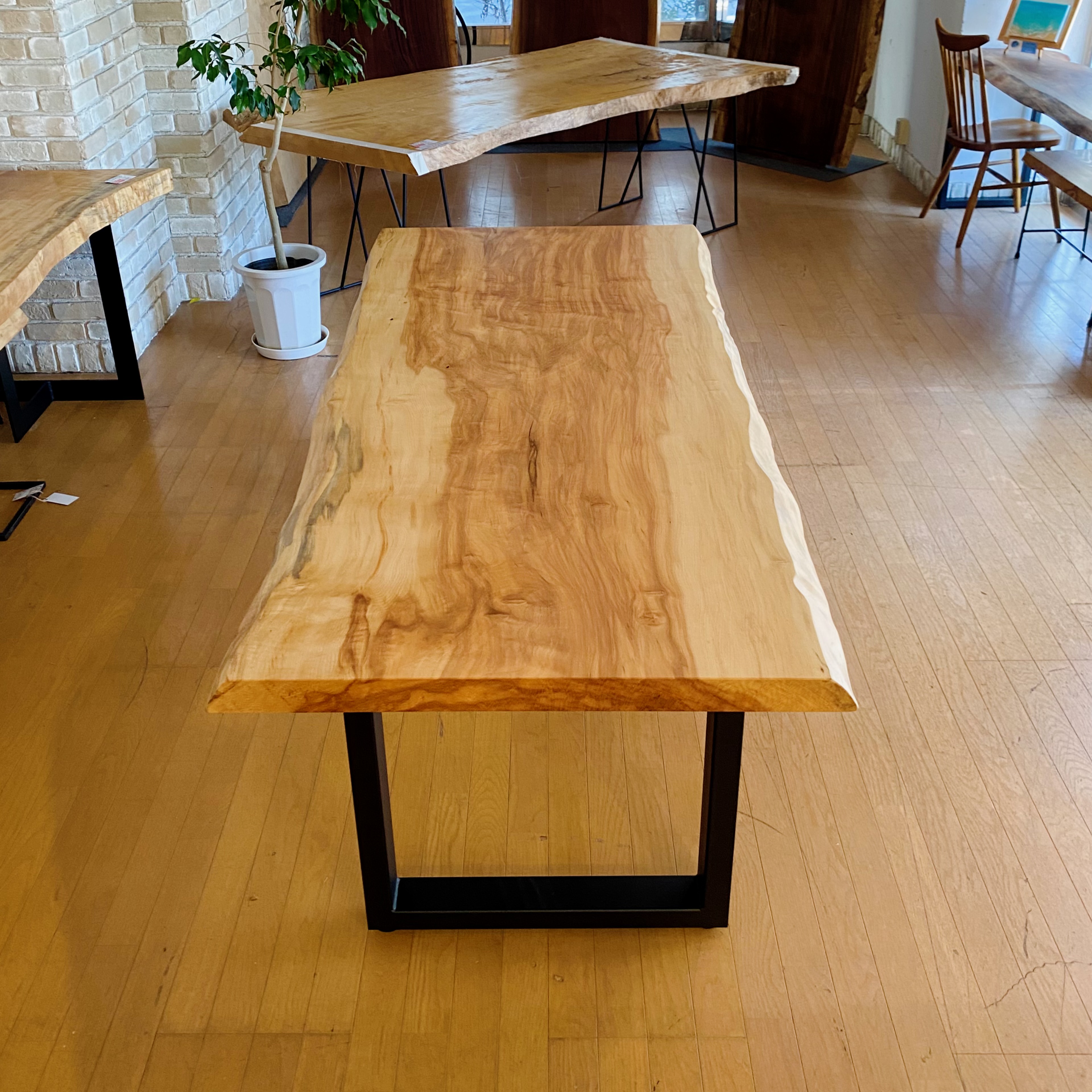 Jさん専用　大塚家具 栃 一枚板テーブル脚セット　脚のみ Jさん専用 大塚家具 栃 一枚板テーブル脚セット 脚のみ 一枚