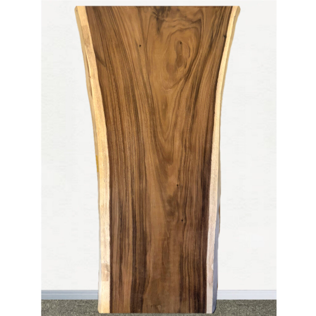 一枚板、木の種類はシオジです。 一枚板 ダイニングテーブル シオジ